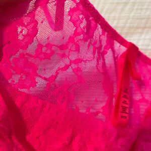 Vibrant Pink Lace dress skins